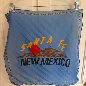 Madewell Blue Santa Fe Scarf/bandana